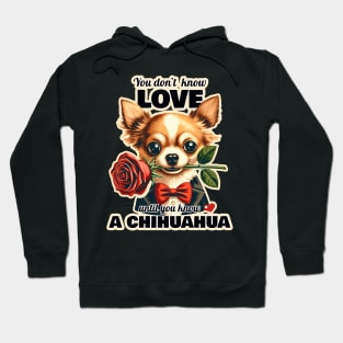 Chihuahua Valentin's day Hoodie